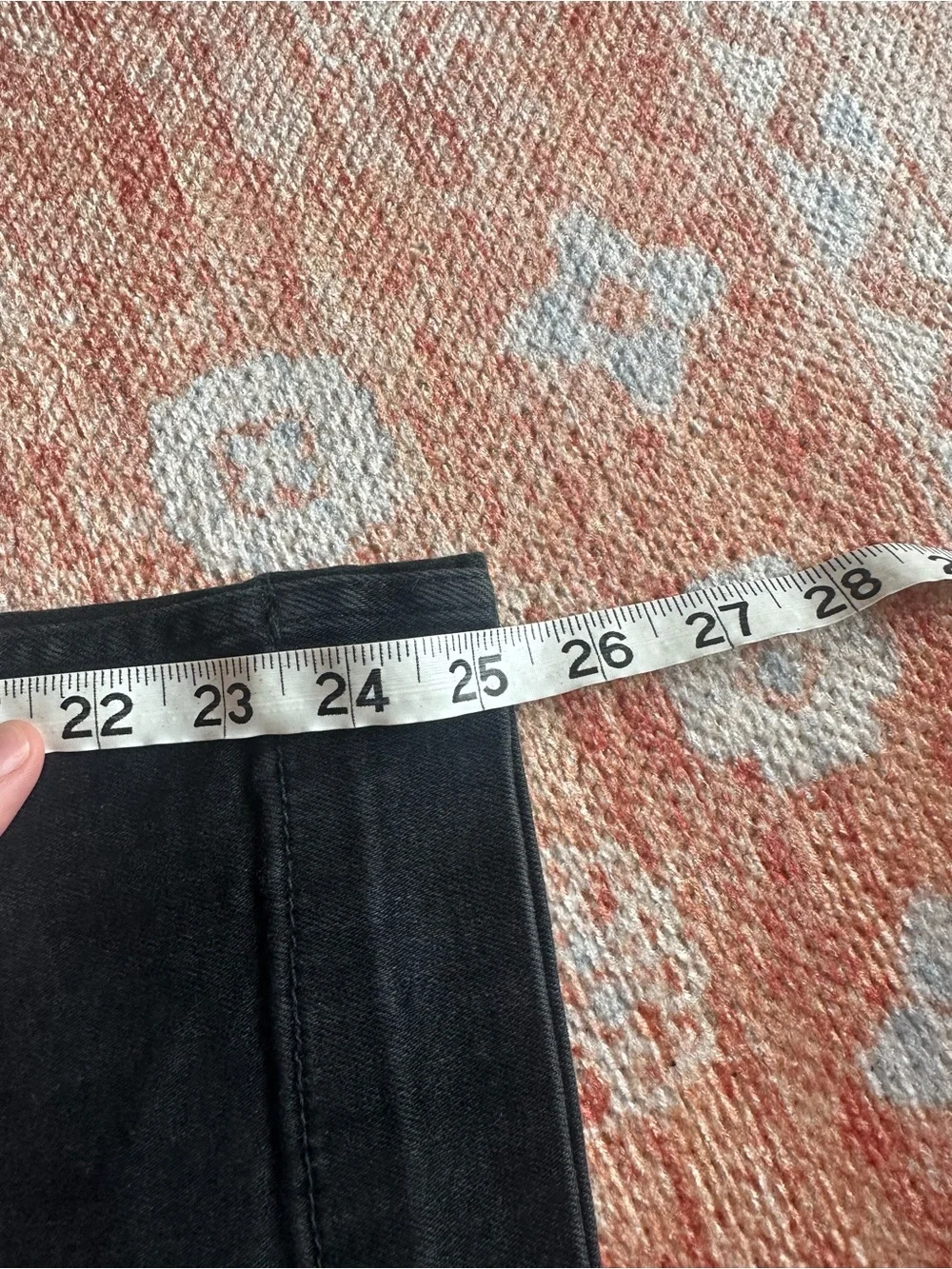 Anthropologie Pilcro the skipper high rise wide leg crop jeans black wash sz 26 - Picture 5 of 7